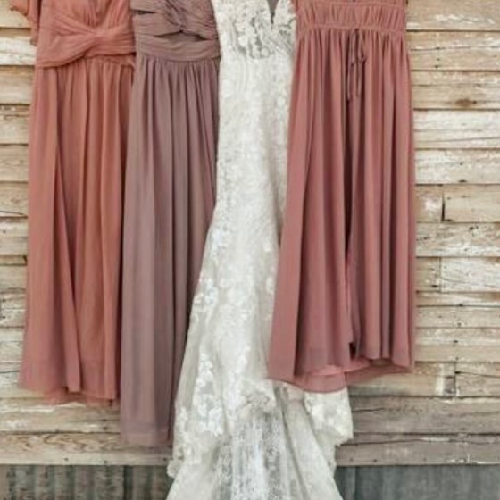 clothes hanging on a wall