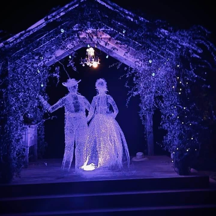 a person standing in a dark room