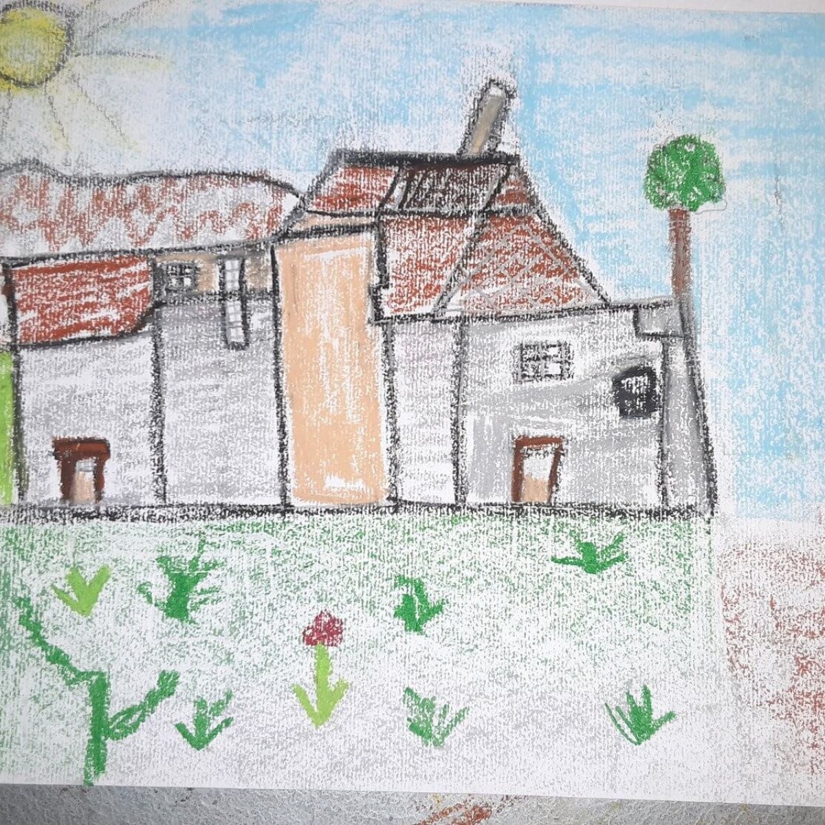 a painting on the side of a building