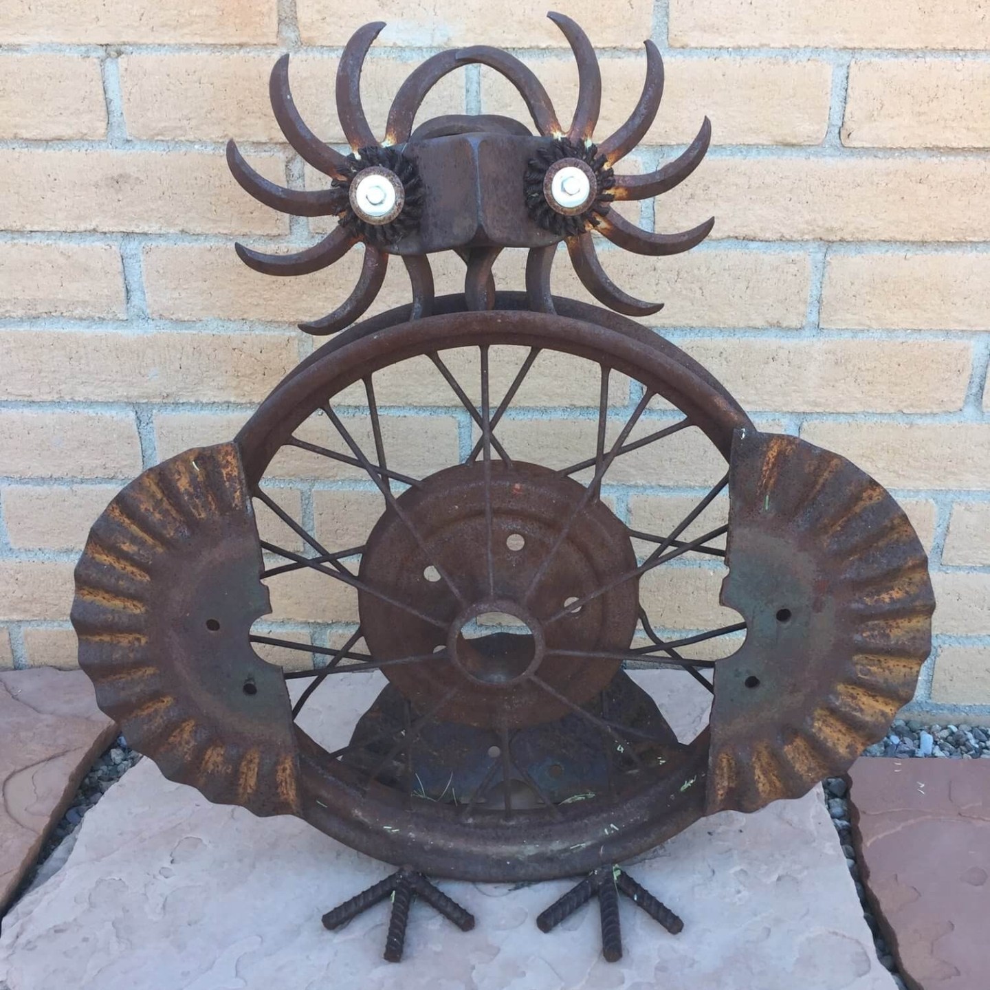 a close up of a bicycle