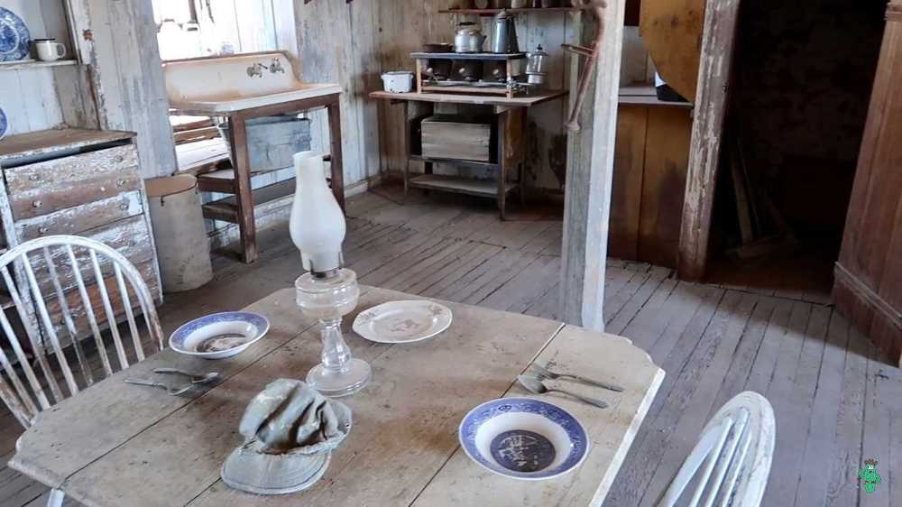 a dirty plate on a wooden table
